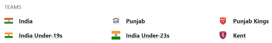 arshdeep singh current teams