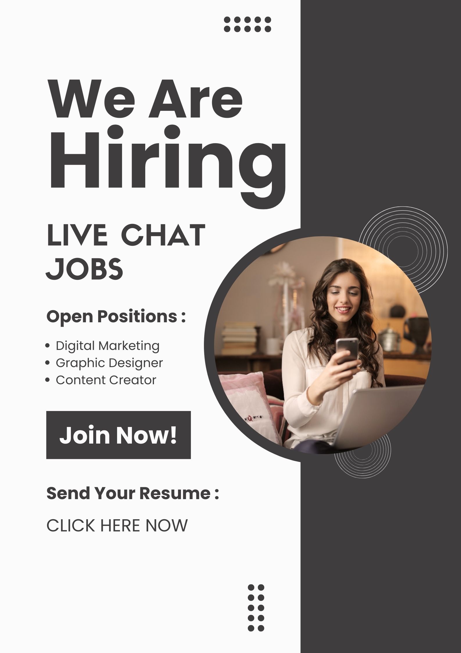 LIVE CHAT JOBS