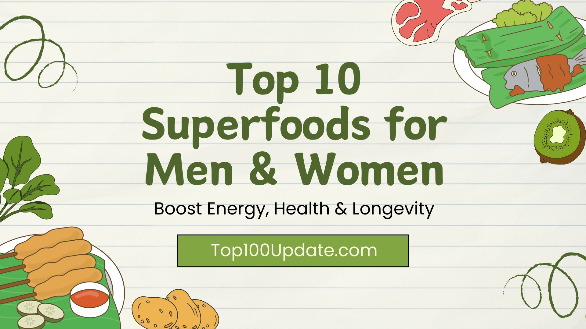 Superfoods for Men’s & Women’s Health
