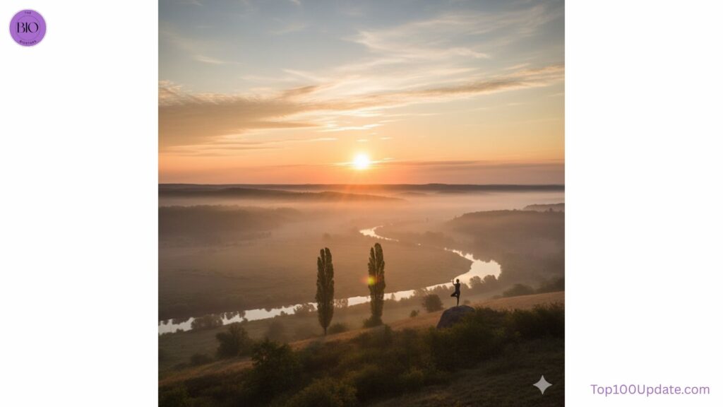 Peaceful morning after a full night’s restful sleep